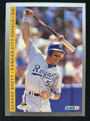 George Brett #7 of 66 Baseball Cards 1993 Fleer Fruit of the Loom Prices