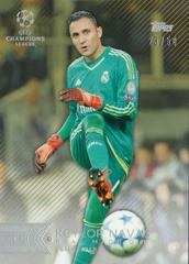 Keylor Navas [Gold] #10 Soccer Cards 2015 Topps UEFA Champions League Showcase Prices