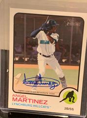 Angel Martinez #ROA-AM Baseball Cards 2022 Topps Heritage Minor League Real One Autographs Prices
