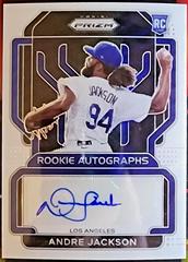 Andre Jackson [White Wave Prizm] Baseball Cards 2022 Panini Prizm Rookie Autographs Prices