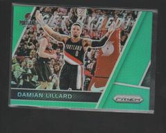Damian Lillard [Green Prizm] Basketball Cards 2017 Panini Prizm Get Hyped Prices