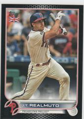 J. T. Realmuto [Black] #4 Baseball Cards 2022 Topps UK Edition Prices