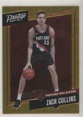 Zach Collins [Orange] Basketball Cards 2017 Panini Prestige Micro Etch Rookies Prices