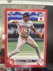 Jeremy Pena [Red] #8 Baseball Cards 2022 Topps Japan Edition Prices