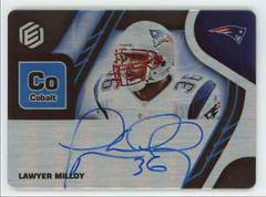 Lawyer Milloy [Cobalt] #SS-LMI Football Cards 2021 Panini Elements Steel Signatures Prices