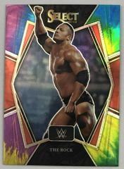 The Rock [Tie Dye Prizm] Wrestling Cards 2022 Panini Select WWE Prices