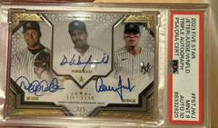 Derek Jeter / Aaron Judge / Dave Winfield #FST-JWJ Baseball Cards 2023 Topps Five Star Triple Autograph Prices
