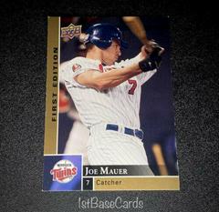 Joe Mauer Baseball Cards 2009 Upper Deck First Edition Prices