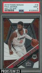 Paul George Basketball Cards 2019 Panini Mosaic Will to Win Prices