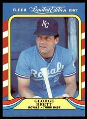 George Brett #5 Baseball Cards 1987 Fleer Limited Edition Prices