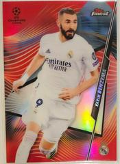 Karim Benzema [Red Refractor] Soccer Cards 2020 Topps Finest UEFA Champions League Prices