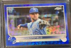 Whit Merrifield [Blue] Baseball Cards 2022 Topps Chrome Logofractor Prices