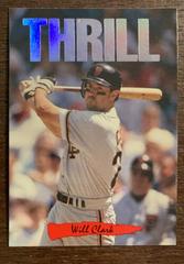 Will Clark #4 Baseball Cards 1993 Panini Donruss Triple Play Nicknames Prices