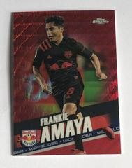 Frankie Amaya [Red Wave] Soccer Cards 2022 Topps Chrome MLS Prices