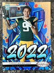Christian Watson [Bronze] #2022-18 Football Cards 2022 Panini Certified 2022 Prices