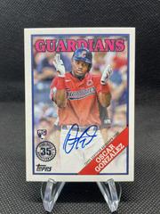 Oscar Gonzalez #88BA-OG Baseball Cards 2023 Topps Silver Pack 1988 35th Anniversary Autographs Prices