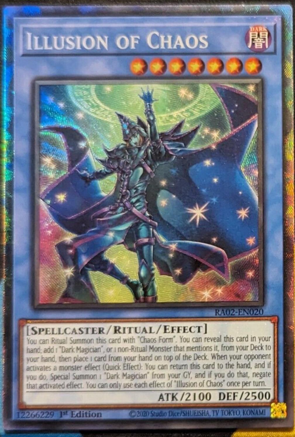 Illusion of Chaos [Collector's Rare] RA02-EN020 YuGiOh 25th Anniversary Rarity Collection II