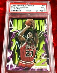 Michael Jordan [Z Cling] Basketball Cards 1996 Skybox Z Force Prices