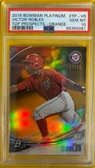 Victor Robles [Orange] #TP-VR Baseball Cards 2016 Bowman Platinum Top Prospects Prices