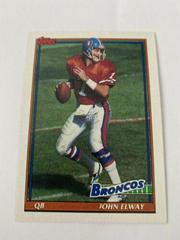 John Elway #554 Football Cards 1991 Topps Prices