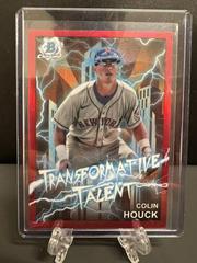 Colin Houck [Red] Baseball Cards 2023 Bowman Draft Transformative Talent Prices