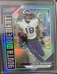Justin Jefferson [Platinum] #YM-7 Football Cards 2023 Panini Prestige Youth Movement Prices