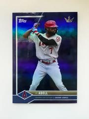 Jo Adell [Blue Rainbow] #2 Baseball Cards 2022 Topps X Bobby Witt Jr. Crown Prices