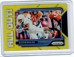 Austin Ekeler [Gold] #AO-8 Football Cards 2022 Panini Prizm All Out Prices
