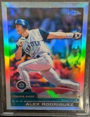 Alex Rodriguez [Refractor] #100 Baseball Cards 2000 Topps Chrome Prices