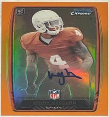 Kenny Vaccaro [Gold Refractor] #KV Football Cards 2013 Bowman Chrome Rookie Autograph Prices