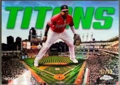 Jose Ramirez [Green] #CT-8 Baseball Cards 2023 Topps Chrome Titans Prices