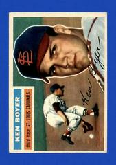Ken Boyer [White Back] #14 Baseball Cards 1956 Topps Prices