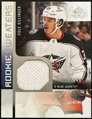 Cole Sillinger Hockey Cards 2021 SP Game Used Rookie Sweaters Prices