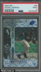 Frank Thomas [Radiance] #84 Baseball Cards 2000 Spx Prices