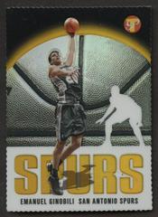 Emanuel Ginobili Gold Refractor #85 Basketball Cards 2003 Topps Pristine Prices