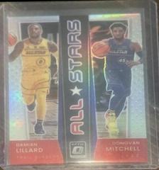 Damian Lillard, Donovan Mitchell [Holo] Basketball Cards 2021 Panini Donruss Optic All Stars Prices
