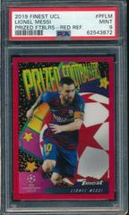 Lionel Messi [Red Refractor] #PF-LM Soccer Cards 2019 Finest UEFA Champions League Prized Footballers Prices