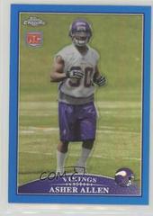Asher Allen Football Cards 2009 Topps Chrome Prices