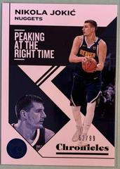 Nikola Jokic [Blue] Basketball Cards 2019 Panini Chronicles Prices