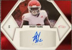 Avery Young [Red] #A-AY Football Cards 2023 Sage Autographs Prices