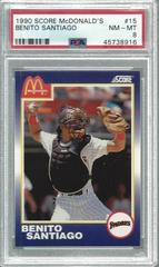 Benito Santiago #15 Baseball Cards 1990 Score McDonald's Prices