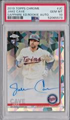 Jake Cave #JC Baseball Cards 2019 Topps Chrome Sapphire Rookie Autographs Prices