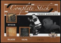 Terry Sawchuk [Platinum] #CS-TS1 Hockey Cards 2021 Leaf Lumber Complete Stick Prices