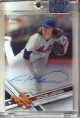 Jacob deGrom #CAAU-JDE Baseball Cards 2017 Topps Clearly Authentic Autographs Prices