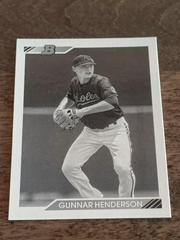 Gunnar Henderson [Black & White] Baseball Cards 2020 Bowman Heritage Prospects Prices