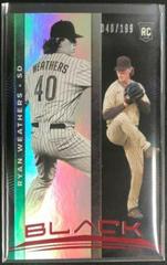 Ryan Weathers [Red] Baseball Cards 2021 Panini Chronicles Black Prices