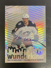 Trey Fix Wolansky [Autograph Blue] #W-11 Hockey Cards 2022 Upper Deck Stature Wunderkind Prices