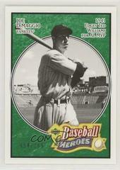 Joe DiMaggio [Emerald] Baseball Cards 2005 Upper Deck Baseball Heroes Prices