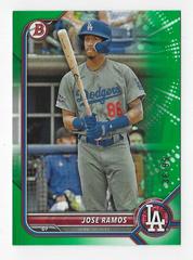 Jose Ramos [Green] #BD-102 Baseball Cards 2022 Bowman Draft Prices