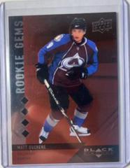 Matt Duchene #221 Hockey Cards 2009 Upper Deck Black Diamond Prices
